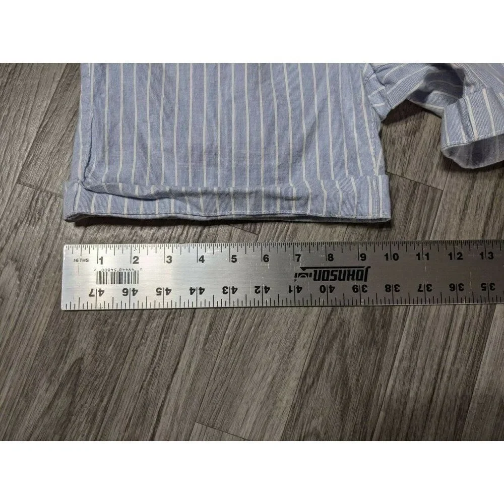 (3/$27)‎ H&M L.O.G.G. Cuffed Striped Shorts